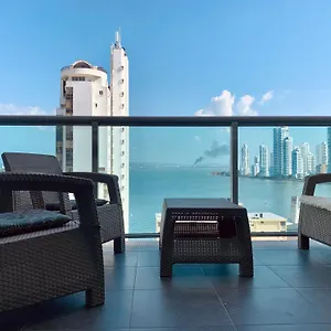 Oceanview Escape Pool, Jacuzzi & Gym In Bocagrande Apartamento